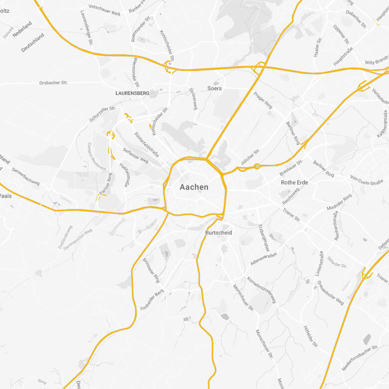 Google Maps Karte von Aachen