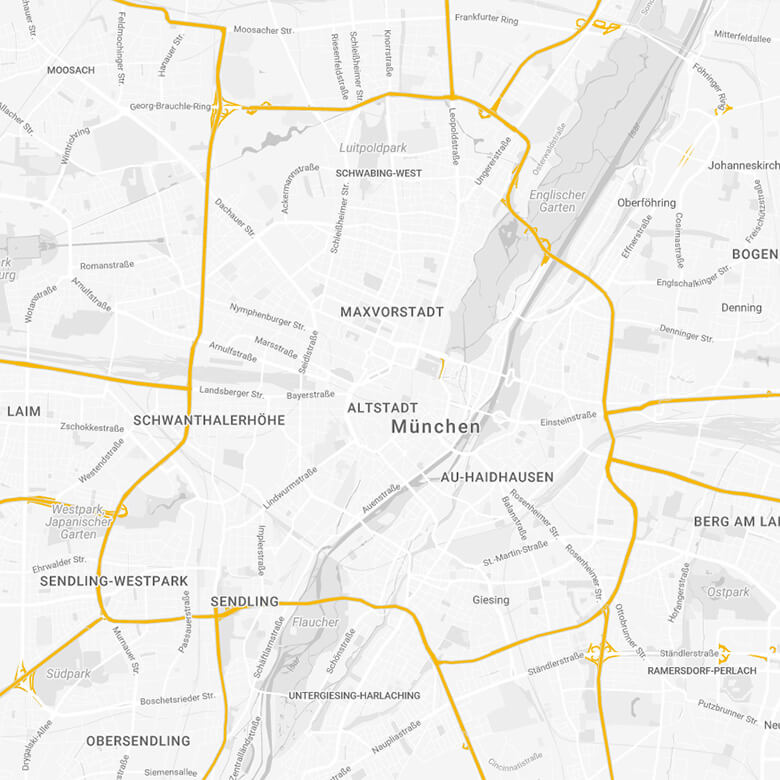 Google Maps Karte von München
