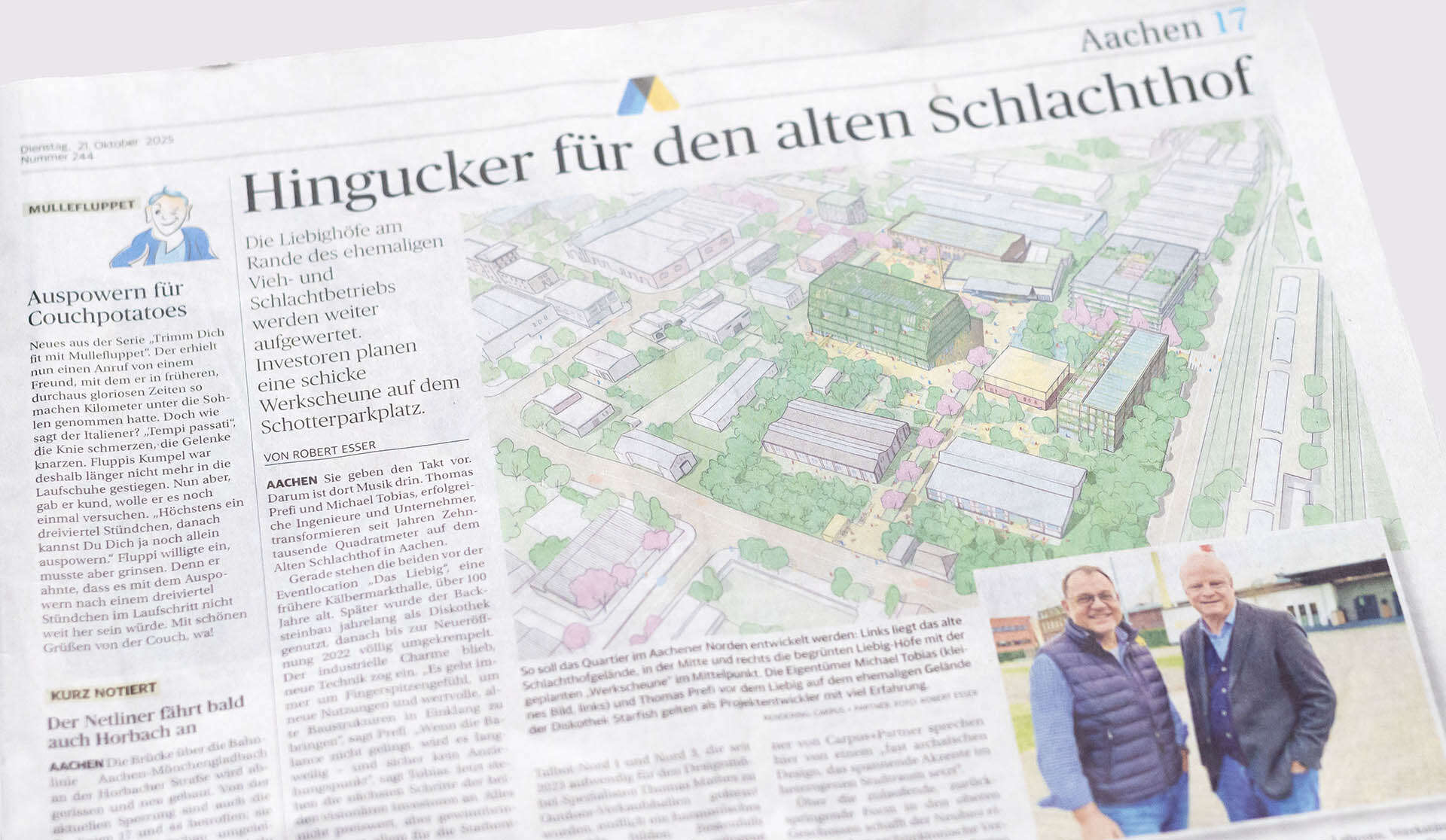 Aachener Zeitung Carpus+Partner Liebig Höfe