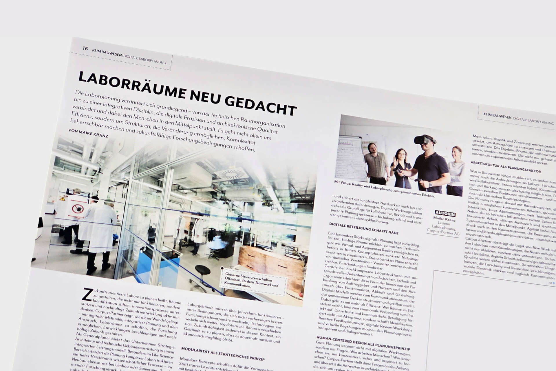 BauenAktuell Labor neu denken Maike Kranz BauenAktuell Labor neu denken Maike Kranz