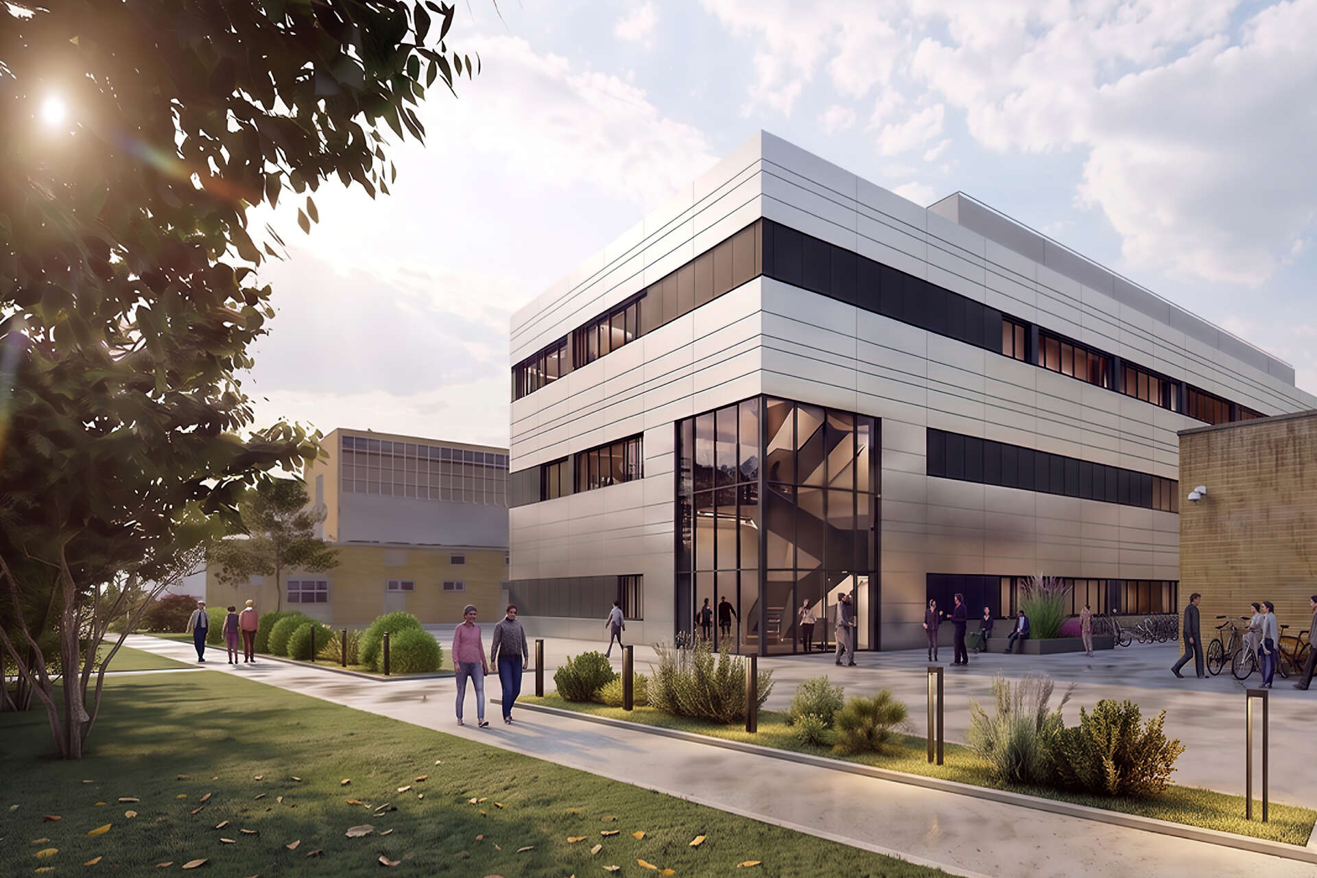 Experimentierhalle des ITE - Institut für Technologie und Engineering, FZJ Forschungszentrum Jülich