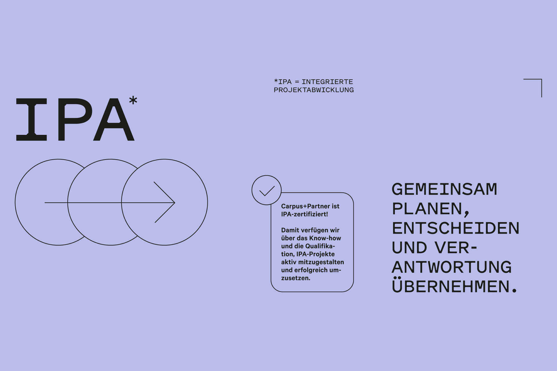 Carpus+Partner IPA Integrierte Projektabwicklung